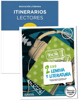 2ESO. LENGUA Y LITERATURA 2 + ITINERARIOS LECTORES OPERACION MUNDO ANAYA