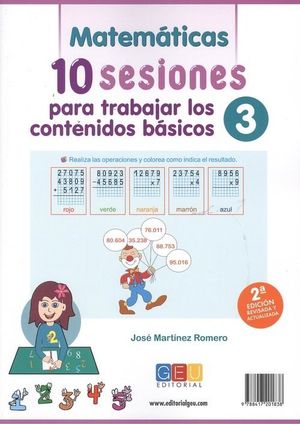 3EP. 10 SESIONES PARA TRABAJAR CONTENIDOS BASICOS 3 2ªED