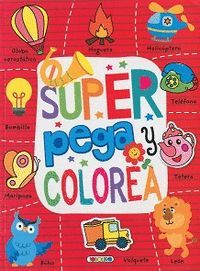 SUPER PEGA Y COLOREA 2 (ROJO)