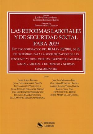REFORMAS LABORALES Y DE SEGURIDAD SOCIAL PARA 2019