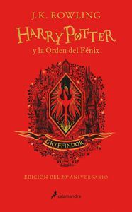 HARRY POTTER 5. Y LA ORDEN DEL FENIX (EDICION GRYFFINDOR  20º ANIVERSARIO)