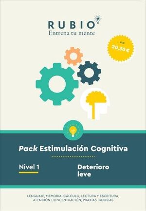 PACK ESTIMULACION COGNITIVA. NIVEL 1 (DETERIORO LEVE)