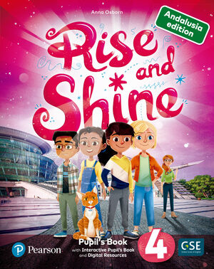 4EP. RISE & SHINE ANDALUSIA 4 PUPILS BOOK & INTERACTIVE PUPILS BOOK ANDDIGITAL 2023 PEARSON