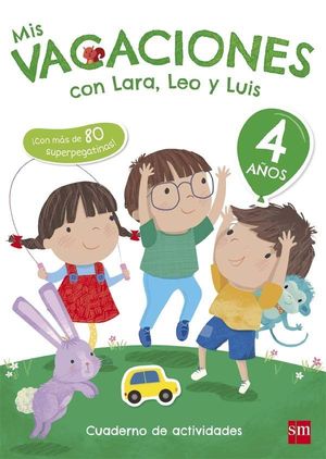 CUADERNO DE VACACIONES MIS VACACIONES CON LEO Y LUIS 4 AÑOS SM