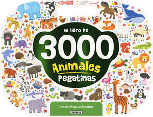 MI LIBRO DE 3000 PEGATINAS ANIMALES CON DIVERTIDAS