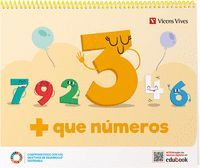 3AÑOS. MAS QUE NUMEROS CUADERNO 3 VICENS-VIVES