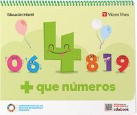 4AÑOS. MAS QUE NUMEROS CUADERNO 4 VICENS-VIVES