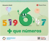 4AÑOS. MAS QUE NUMEROS CUADERNO 6 VICENS-VIVES