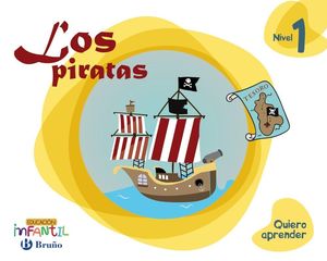 3AÑOS. QUIERO APRENDER NIVEL 1 LOS PIRATAS 2016 ANAYA