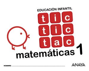 3AÑOS.TIC, TIC, TAC, MATEMATICAS 1 ANAYA