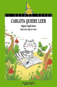 EL DUENDE VERDE 222. CARLOTA QUIERE LEER