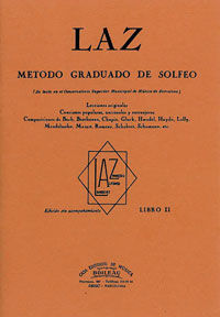LAZ LIBRO II METODO GRADUADO DE SOLFEO
