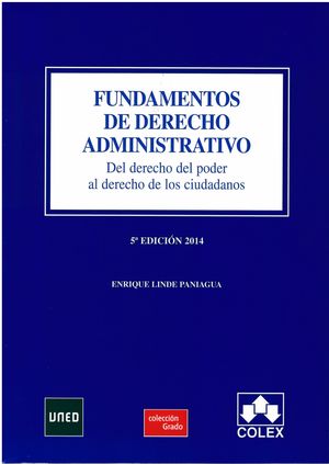 FUNDAMENTOS DE DERECHO ADMINISTRATIVO 5ª ED.