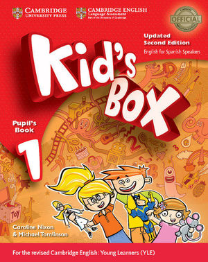 1EP. KIDS BOX LEVEL 1 PUPILS BOOK WITH MY HOME BOOKLET UPDATED ENGLISH FOR SPANISH CAMBRIDGE