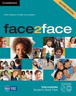 FACE2FACE FOR SPANISH SPEAKERS SECOND EDITION PACKS INTERMEDIATE PACK (STUDENTS BOOK WITH DVD-ROM, SPANISH SPEAKERS HANDBOOK WITH CD, WORKBOOK WITH KEY) CAMBRIDGE