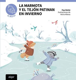 EL MARMOTA Y EL TEJON PATINAN EN INVIERNO