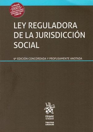 LEY REGULADORA DE LA JURISDICCION SOCIAL. 9ª ED. C