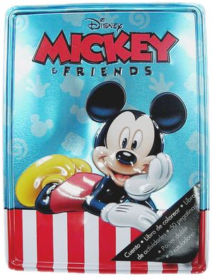 CAJA METALICA. MICKEY Y SUS AMIGOS