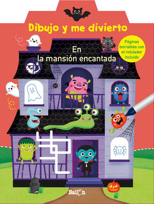 DIBUJO Y ME DIVIERTO MANSION ENCANTADA