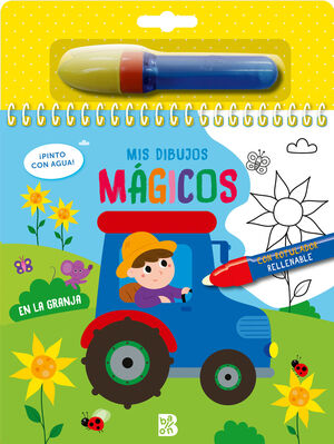 PINTO CON AGUA EN LA GRANJA